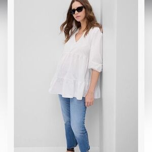New without tags! GAP Maternity Tiered Top